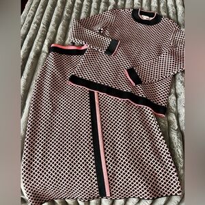 Spanner Skirt and top Sweater set pink small